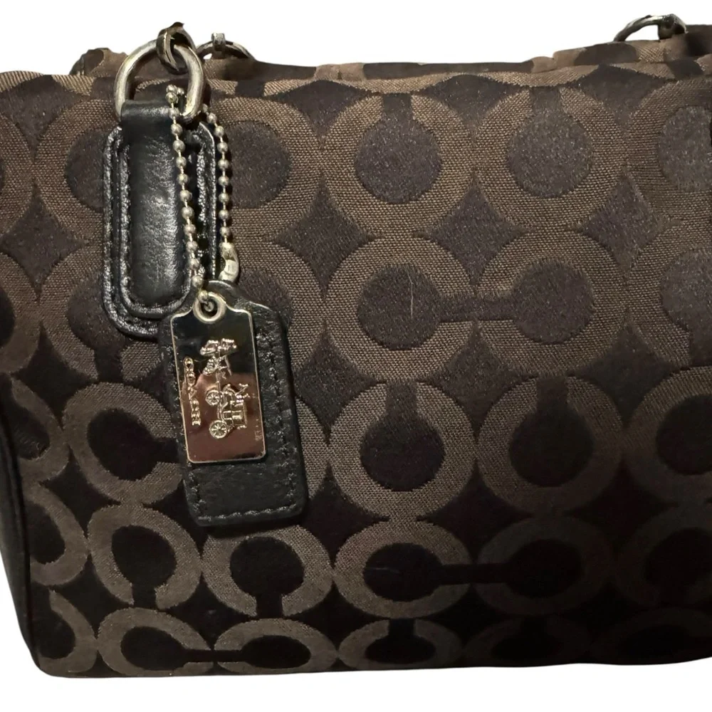 Coach Taylor Op Art Small Satchel - Picture 2 of 11